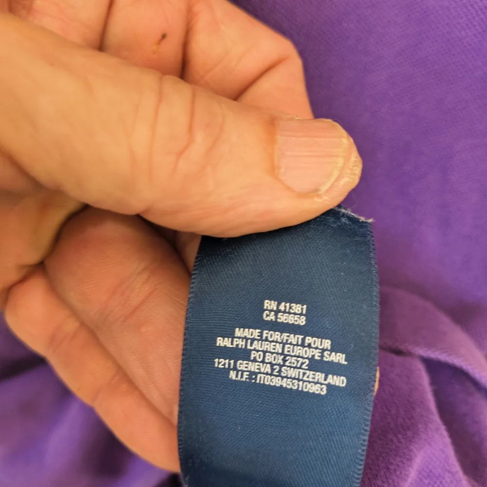 Ralph Lauren Youth Size 14/16 Large Purple Polo Shirt